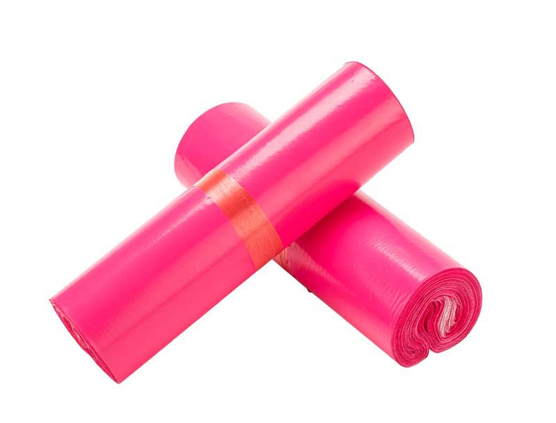 万安玫红色快递袋-02